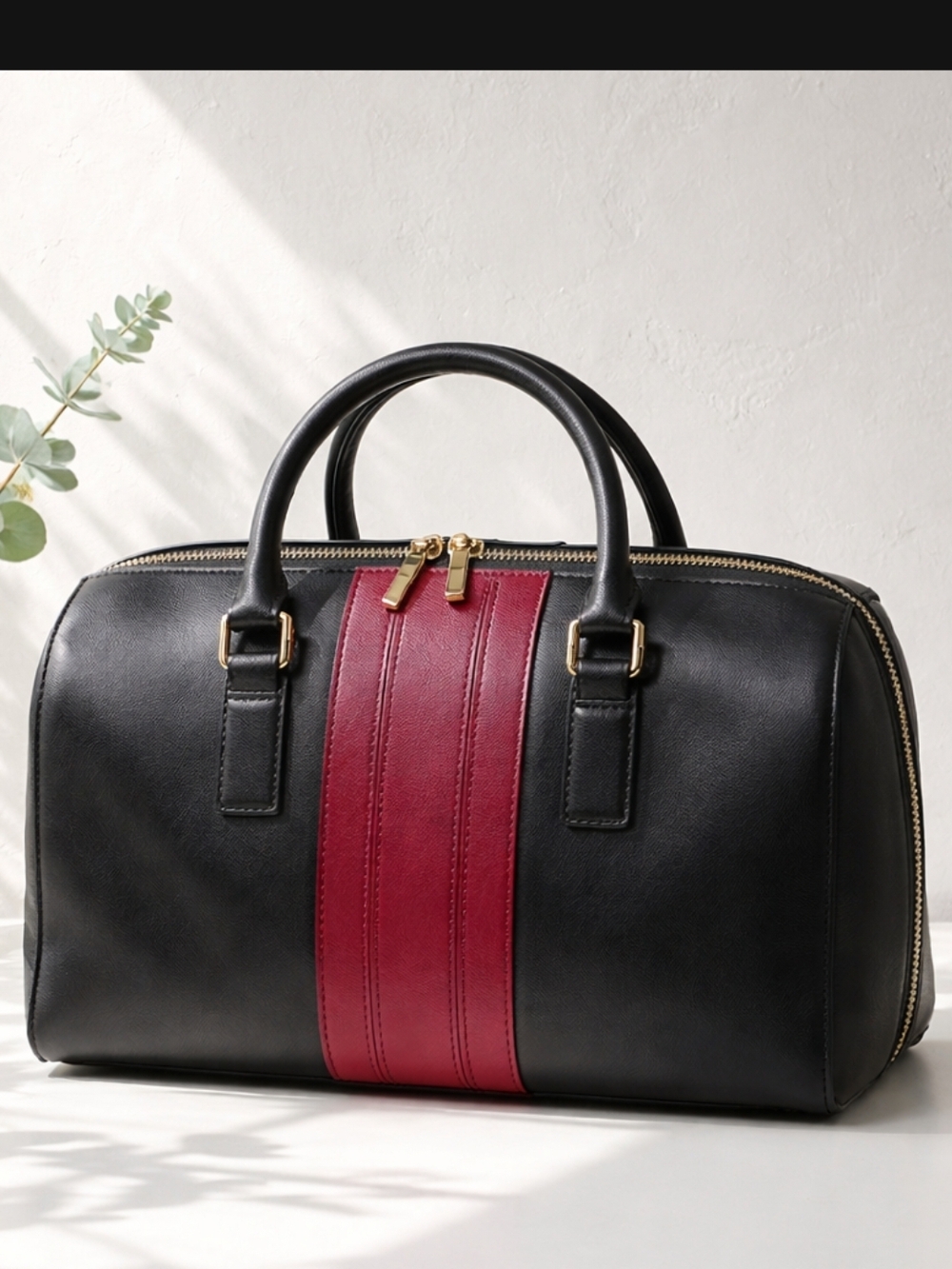 Tory Burch Robinson Stripe Dome Satchel - Picture 2 of 10